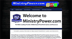 Desktop Screenshot of ministrypower.com